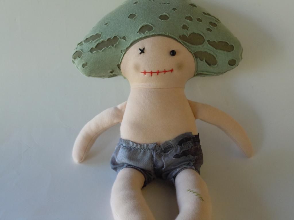 Zombie Mushroom Doll