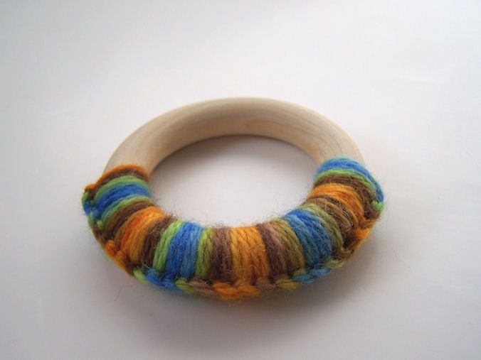 Wise Wool and Maple Teething Ring