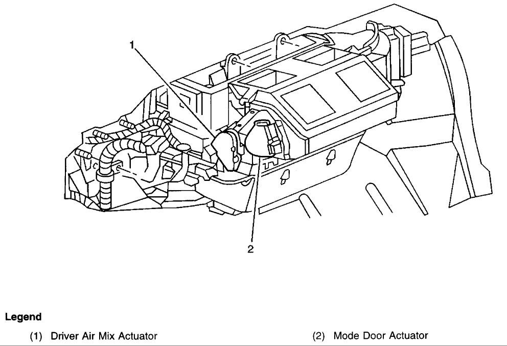 2001 Chrysler sebring heater control valve #4