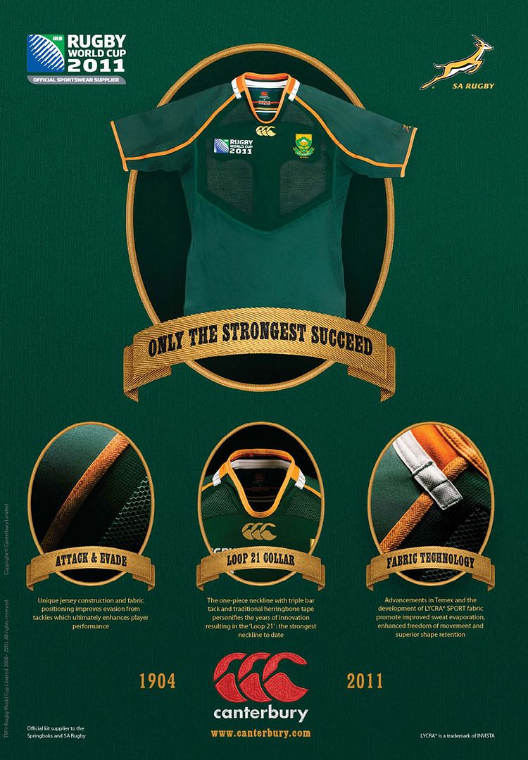 springbok jersey