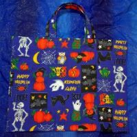 Halloween Patch Work  Trick or Treat Bag