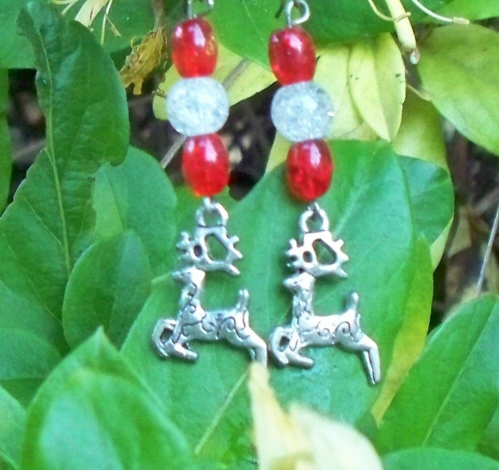 Reindeer  Earrings