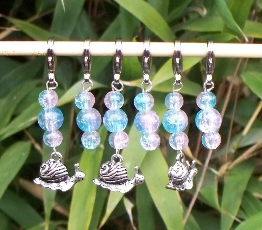 Sweet Snails<br>Stitch Markers<br>Set of 6