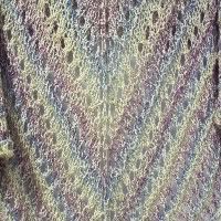 "Tudor" Knitted Triangle Shawl<br>Price Reduced
