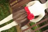 'Red Velvet Cupcake' A-line Tutu Skirt--2-3T