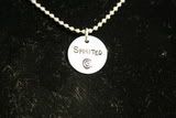 'Spirited' Child's Sterling Disc Necklace</br>25% off