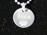 'King Midas' Crown' Child's Personalized Silver Necklace