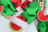 'What-a-Melon' 3-Piece Hairbow/Clippie Set