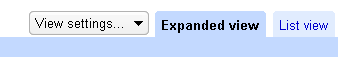 google reader expanded view
