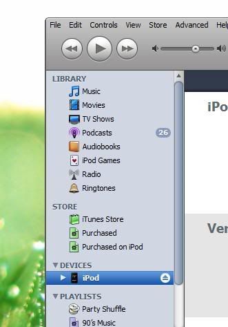 Once its gone, release the sleep button. Step 4. Your iPod should then show 