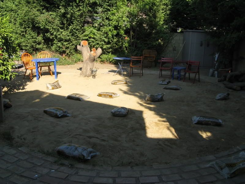 The Pineappleman's Tiki Blog: Building a Backyard Beach ...