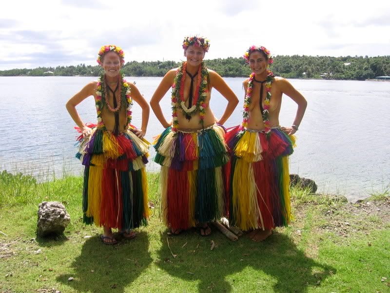 grass skirts  they made