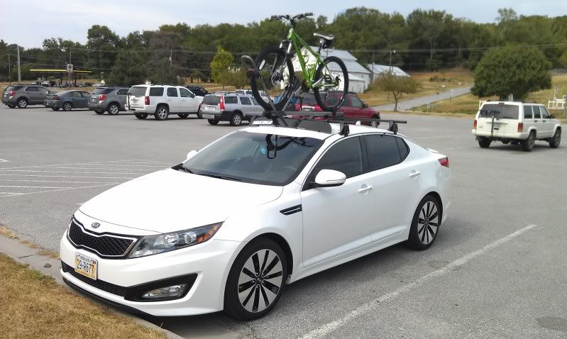 kia optima bike rack