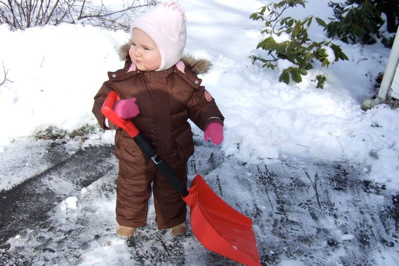 shoveling