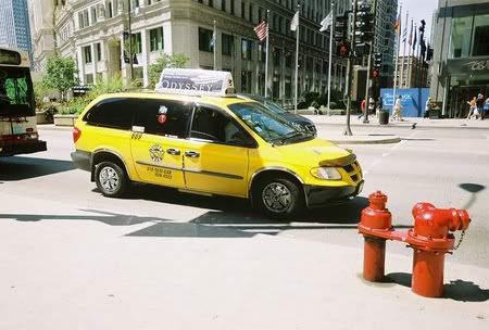 Van taxi with spinners Pictures, Images and Photos