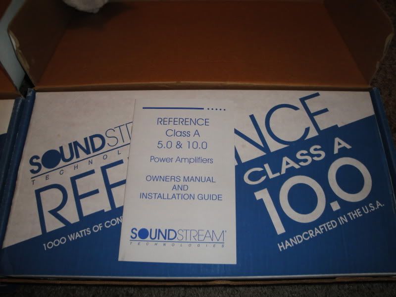 FS: Old School Soundstream Reference Class A 5.0 and 10.0