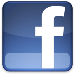 Facebook logo - on blog
