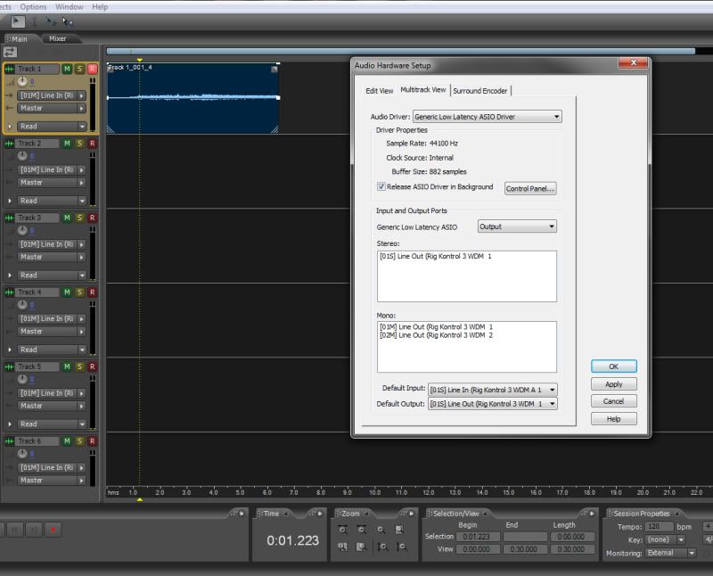 Asio Generic Low Latency Driver Setup