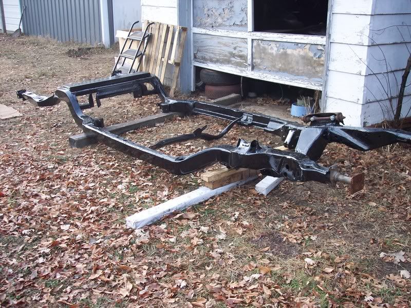 85 regal / g body frame fully wrapped & molded Lowrider