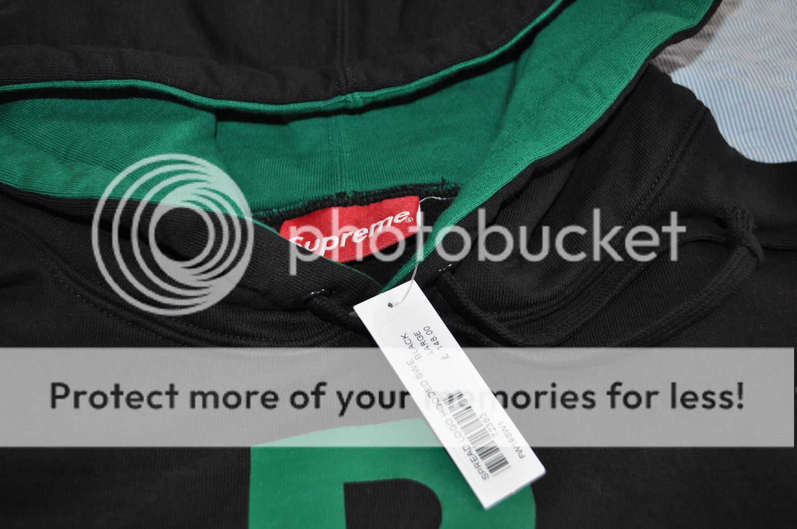 supreme spread logo hooded sweatshirt