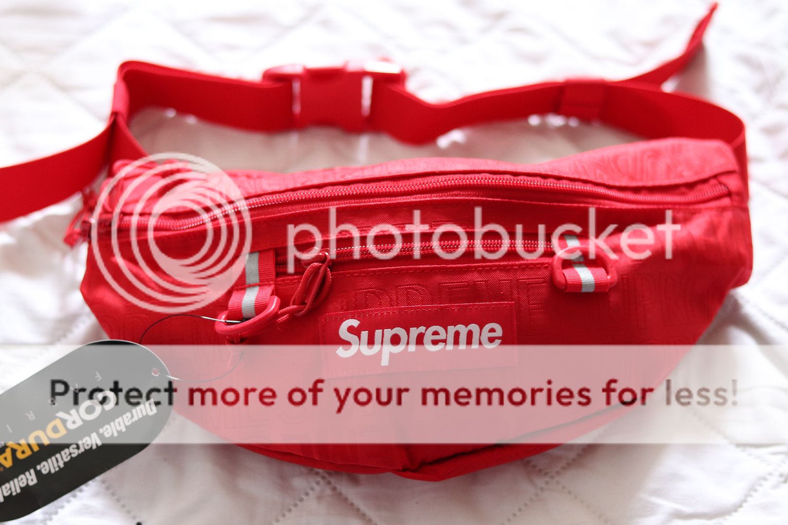 Supreme Waist Bag Red One Size 100% Authentic SS19 Summer 2019 Festival Bum | eBay